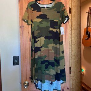 LulaRoe "Carly" Dress Camoflauge NWT